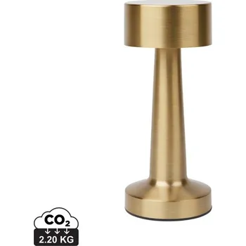 Lampička Stolní lampa VINGA Maris z RCS recykl. ABS - Zlatá, Firemní dárkové předměty s vlastním potiskem