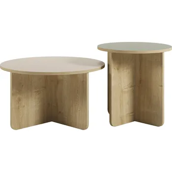 Konferenční stolek Marckeric Set konferenčních stolků Hillary 50/70 cm