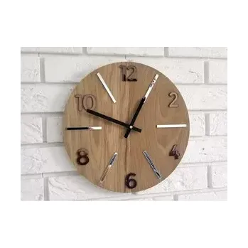 Hodiny Nástěnné hodiny Akselod hnědé