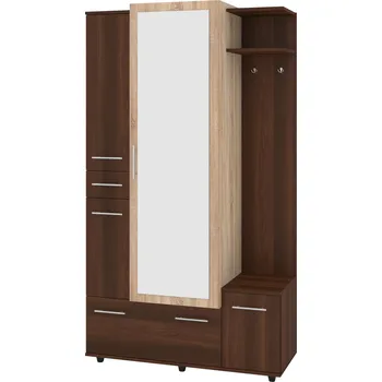 Předsíňová stěna Slevadoma Předsíňová stěna MEDEJA Barva: ořech - tmavý + dub sonoma