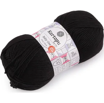 Příze Pletací příze Baby One 100 g, barva 4 (940) černá