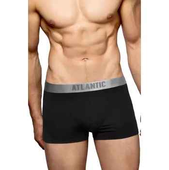Boxerky Pánské boxerky 012 black - Atlantic černá XXL