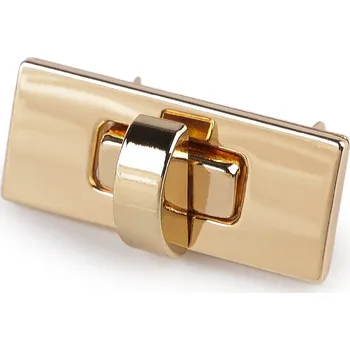 Sada zapínání na kabelku 20x45 mm, barva 2 zlatá klasik