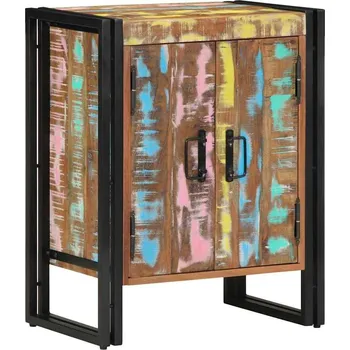 vidaXL Skříň na obuv s policí Vícebarevný Masivní recyklované dřevo [4102750]