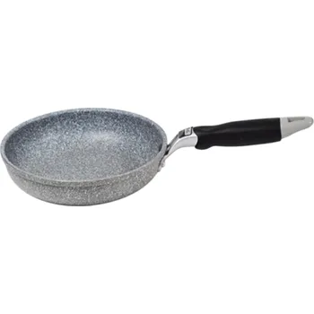 Pánev Kulatá nepřilnavá pánev 20 cm s dvojitým dnem a bakelitovou rukojetí pro všechny typy sporáků