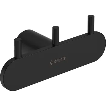 Držák na ručník Deante Koupelnový háček Round, držák na ručníky - ADR N131, černá mat