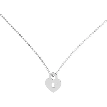 Náhrdelník Náhrdelník s diamantem Heart Lock