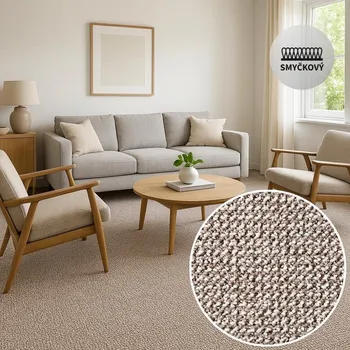 Koberec Metrážový koberec TITAN 1413 Označení šíře role: 5 m