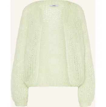 Dámský svetr Maiami Dámský Úpletový Kardigan Z Mohéru, světle zelená, 34