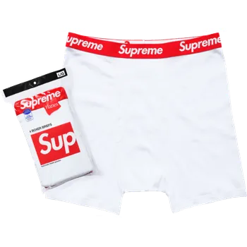 Boxerky Supreme Supreme®/Hanes® Boxer Briefs (4 Pack) / White Barva: Bílá, Velikost: XL