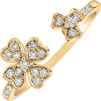 Prsten Prsten s diamanty Double Flowering