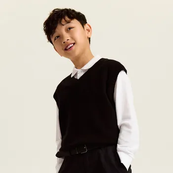 Chlapecká mikina Reserved - Bavlněná vesta - černý - 823BE-99X - 823BE-99X-128