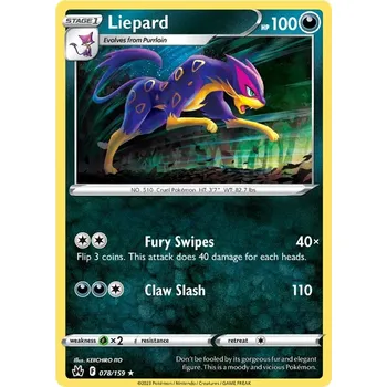 Sběratelská karetní hra Liepard 078/159 - Crown Zenith Typ karty: Reverse Holo