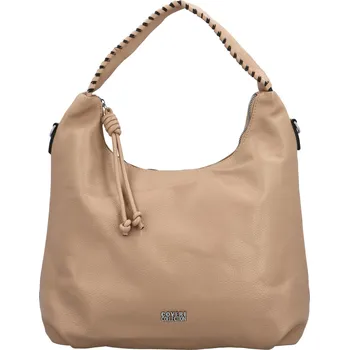 Kabelka Stylová dámská koženková kabelka Tifania, taupe