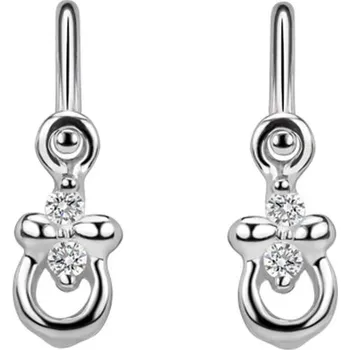 Náušnice Dětské náušnice s diamanty Bee