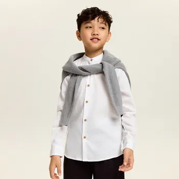 Chlapecká košile Reserved - Bavlněná košile - bílá - 868FG-00X - 868FG-00X-152