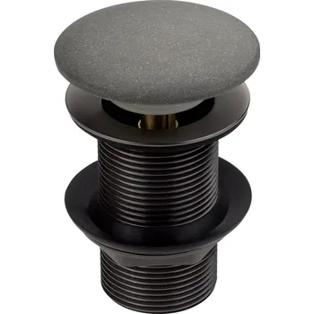 Sifon Deante Umyvadlová výpust Click-Clack bez přepadu, granit - NHC T12A