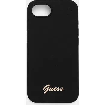 Pouzdro na mobilní telefon Obal na telefon Guess iPhone 16e GUHMPSE4SMBSLK černá 99X, vel. ONE SIZE