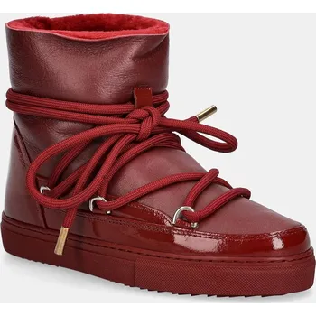 Dámská zimní obuv Kožené sněhule Inuikii Gloss červená barva, 1001.003.0131.550 33X, EUR 37