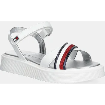 Dívčí sandály Dětské sandály Tommy Hilfiger bílá barva, T4A2-33799 T4A2.33799.30.34 00X, EUR 31