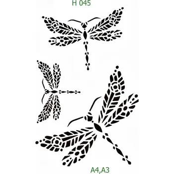 Šablona H 045 - A4 , Nelepící folie