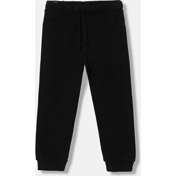 Chlapecké kalhoty Dětské bavlněné tepláky United Colors of Benetton černá barva, 3J68GF027 3J68GF027.P.Reprop.9BYA 99X, vel. 82