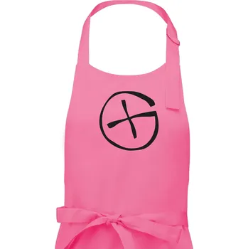 Kuchyňská zástěra Geocachka - Pánská zástěra na vaření - Univerzální velikost ( Růžová )