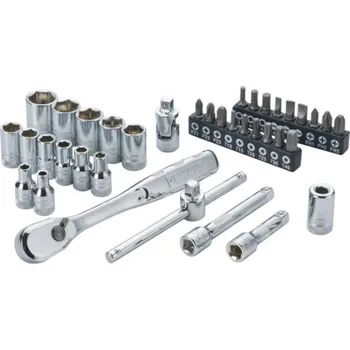 DeWalt 37 dílná sada hlavic s ráčnou 1/4" DWMT19238-1