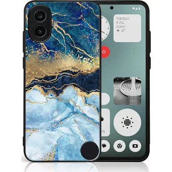 Pouzdro na tablet VSECHNONAMOBIL 117681 MY ART Ochranný kryt pro CMF Phone 1 BLUE MARBLE (141)