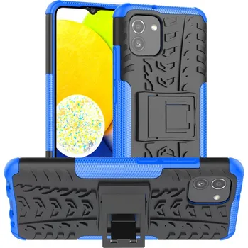 Příslušenství pro tablet VSECHNONAMOBIL 41492 STAND Extra odolný obal Samsung Galaxy A03 modrý