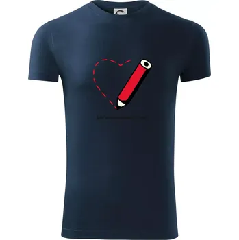 Pánské oblečení Let's draw some future - Viper FIT - Pánské zůžené tričko - 3XL ( Námořní modrá (velmi tmavá - téměř černá) )