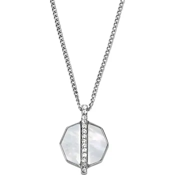 Náhrdelník Náhrdelník Fossil JF04909040 stříbrná SLV, vel. ONE SIZE