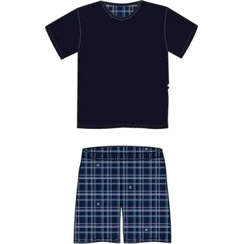 Pánské pyžamo Lonka pyžamo pánské Saxon - modrá, XL (Pohodlné pánské pyžamo SAXON)