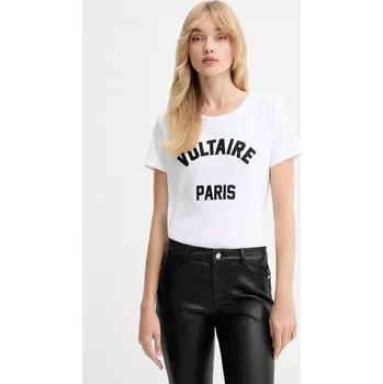 Pánské tričko Bavlněné tričko ZADIG&VOLTAIRE JWTS02837 bílá 00X, vel. M