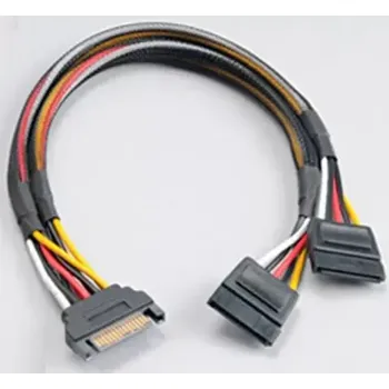 Kabel do PC Akasa AK-CBPW05-KT02 SATA Strom-Y-kabel 30 cm (AK-CBPW05-KT02)