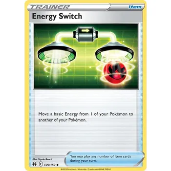 Sběratelská karetní hra Energy Switch 129/159 - Crown Zenith Typ karty: Non-Holo