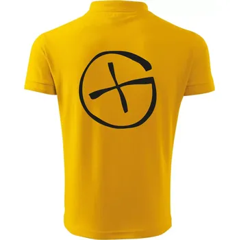 Pánská košile Geocachka - Polokošile pánská Pique Polo 203 - 5XL ( Žlutá )