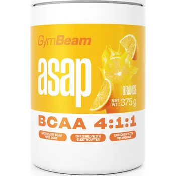 Aminokyselina GymBeam BCAA 375 g pomeranč