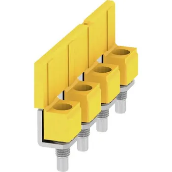 Stavebniny Weidmüller WQV 16N/4 W řada, Spojovací konektor, Pro svorky, Počet pólů: 4