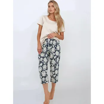 Pánské pyžamo Pyžamo Navy Charm - Momenti Per Me XXL