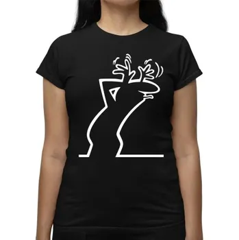 Žertovný předmět Balum Balum - panáček z linie - dámské tričko s potiskem- Tričkový.cz