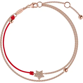 Náramek Diamantový náramek se šňůrkou Dream Message