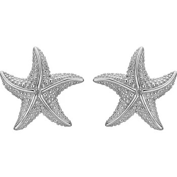 Náušnice Náušnice s diamantem Glossy Starfish