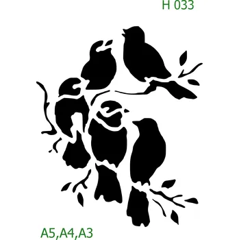 Šablona H 033 - A4 , Nelepící folie