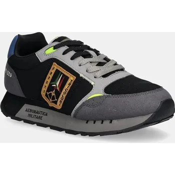 Pánské tenisky Tenisky Aeronautica Militare SNEAKERS pánské, černá barva, 252SC0292UCT03331 252SC0292UCT03331.94529 99X, EUR 43