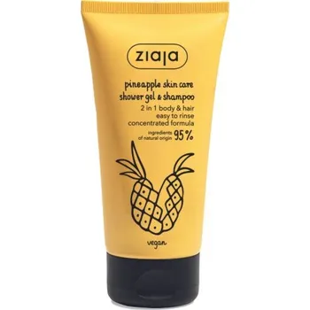 Sprchový gel Ziaja - Ananas - energetizující sprchový gel 2v1 / 160ml