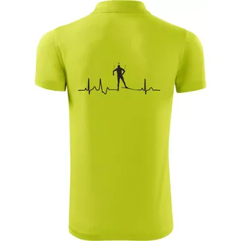 Pánská košile EKG biatlon - Polokošile Victory sportovní (dresovina) - 2XL ( Limetková )