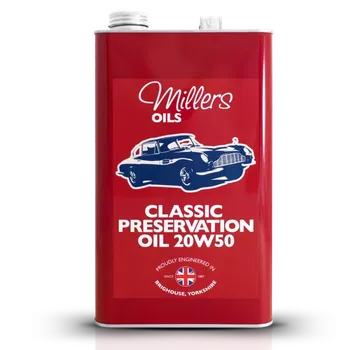Motorový olej Millers oils Classic Preservation 20w-50 5l (Olej pro konzervaci motorů)