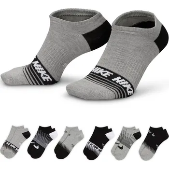 Dámské ponožky Dámské nízké bavlněné ponožky Nike EVERYDAY W šedé HV6893-900 - S | UK 6 | US 7