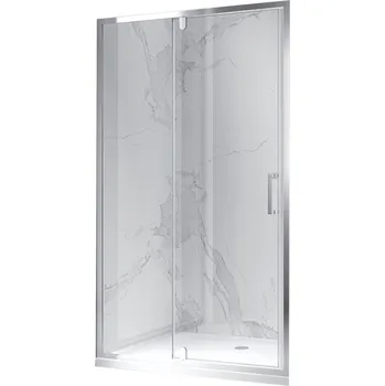 Sprchové dveře BPS-koupelny Sprchové dveře HYD-DN19E 110 chrom/transparent pro instalaci do niky - bez vaničky